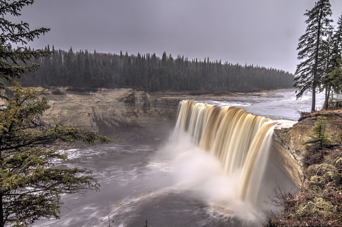 Alexandra Falls in Northwest Territories