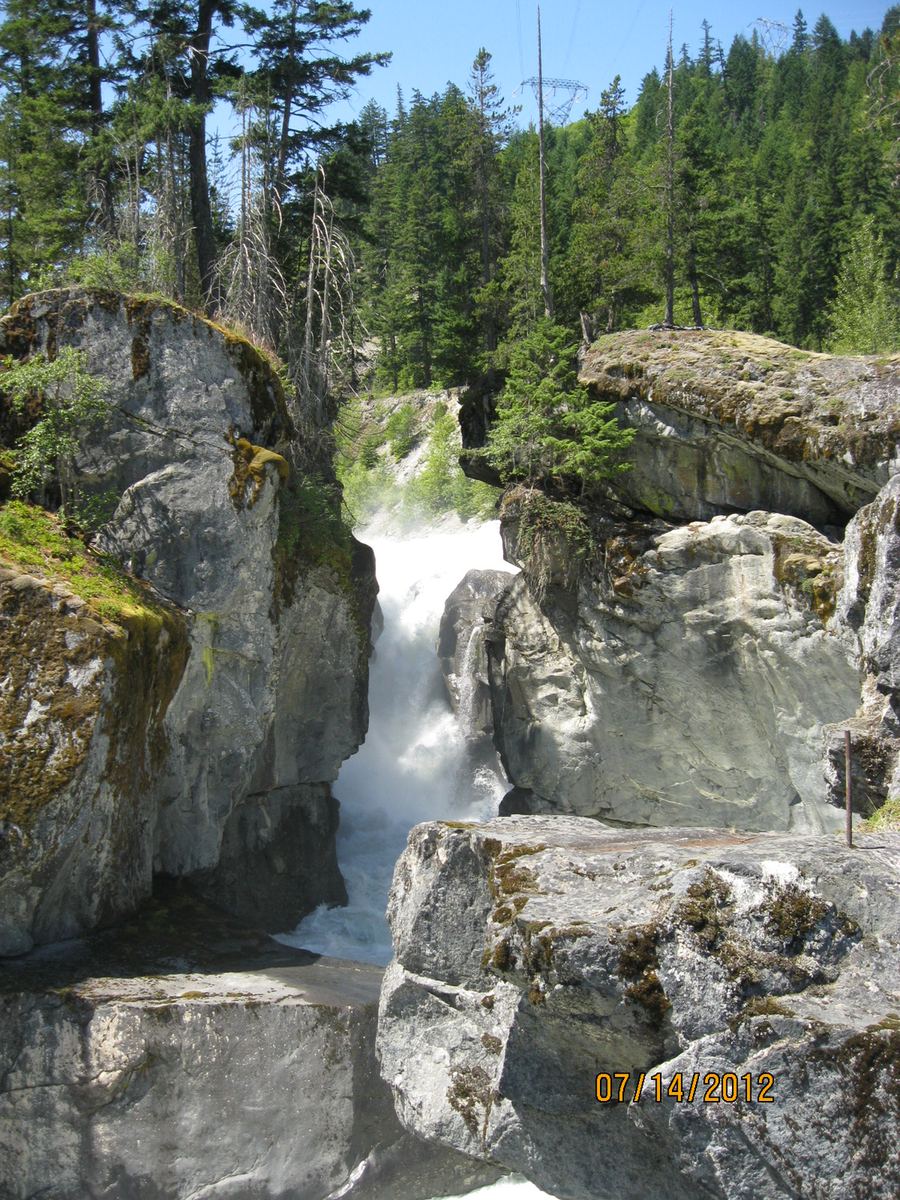 Nairn Falls in British Columbia