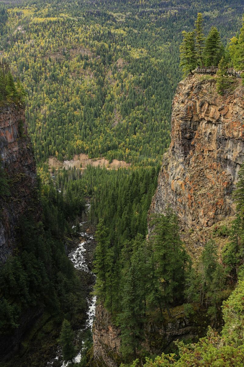 Spahats Creek Falls in British Columbia
